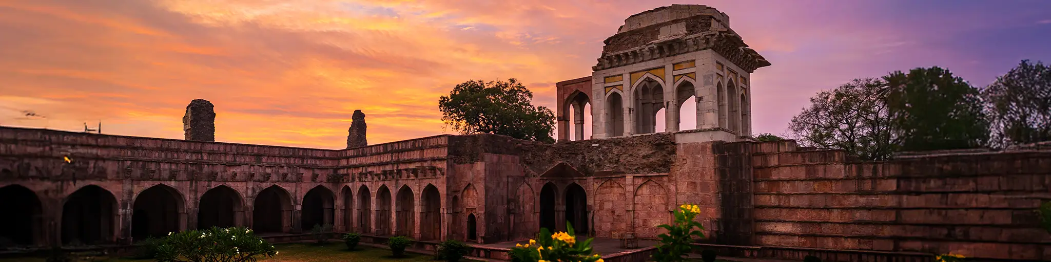 Jahaz Mahal Madhya Pradesh, India.