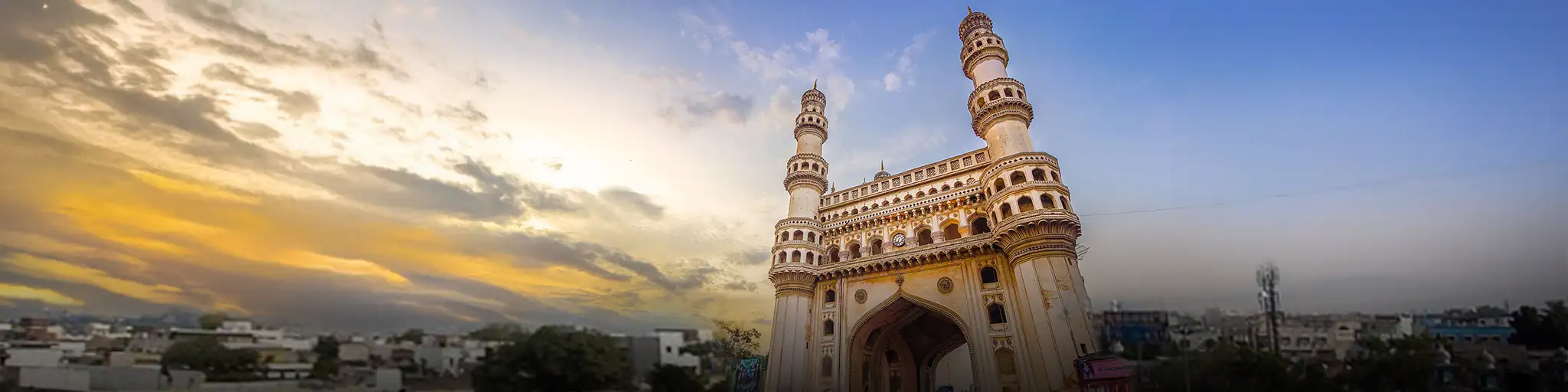 Hyderabad Charminar Banner