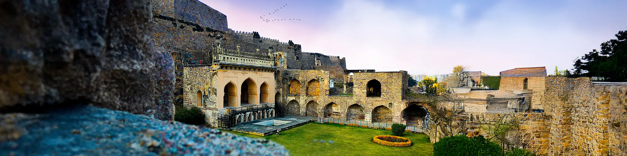 Hyderabad Banner Gulconda Fort