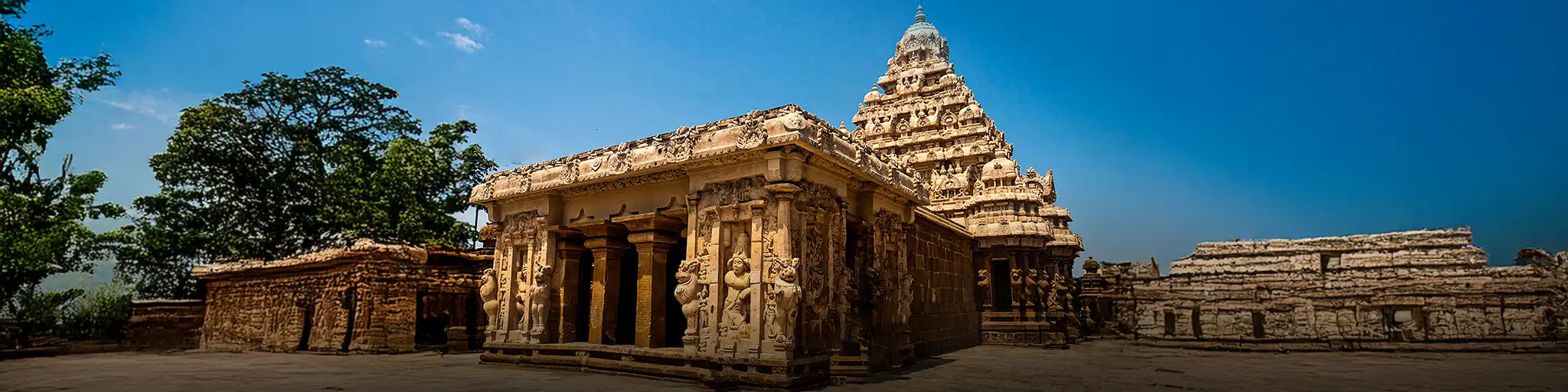 Chennai Pondicherry Temple Banner