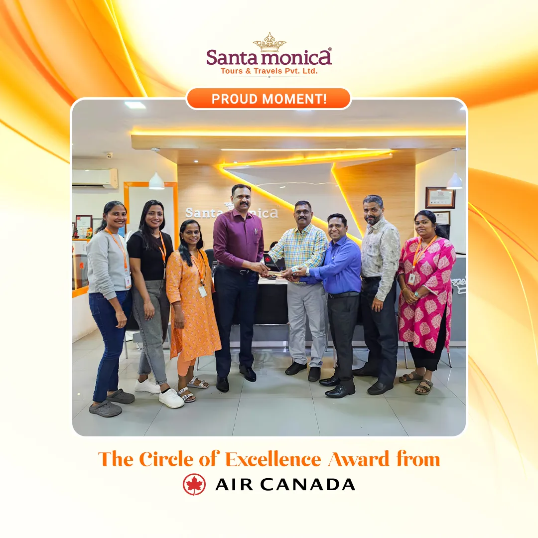 santamonica The Circle of Excellence Award (from Air Canada)