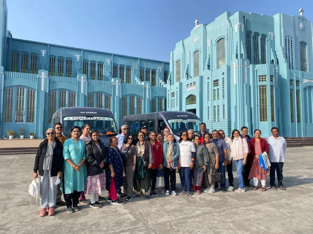Assam Meghalaya travel group photo