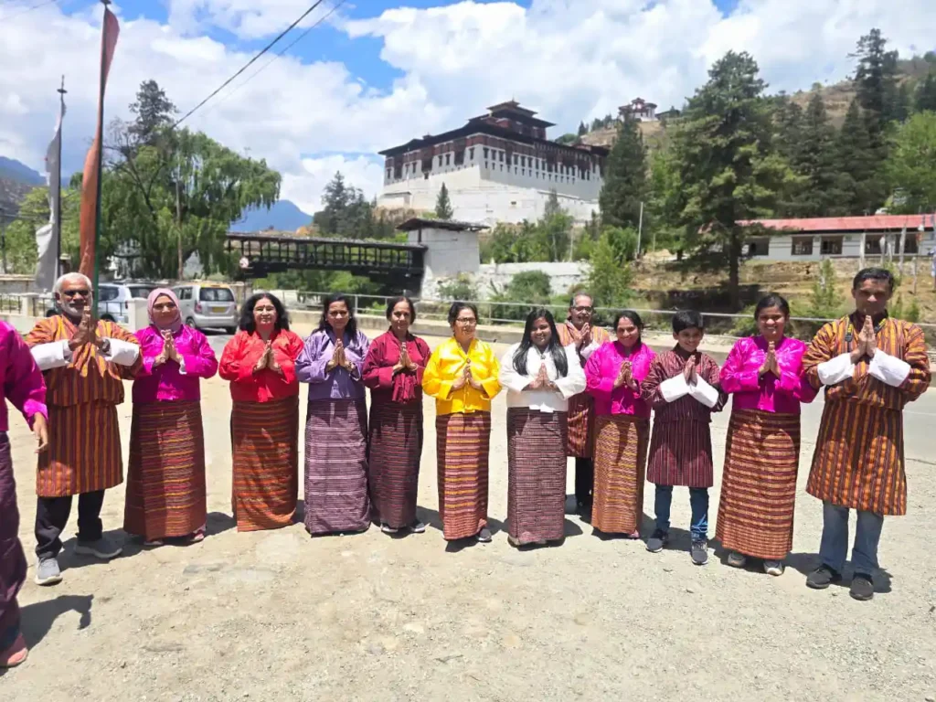 Guided group tour in Bhutan
